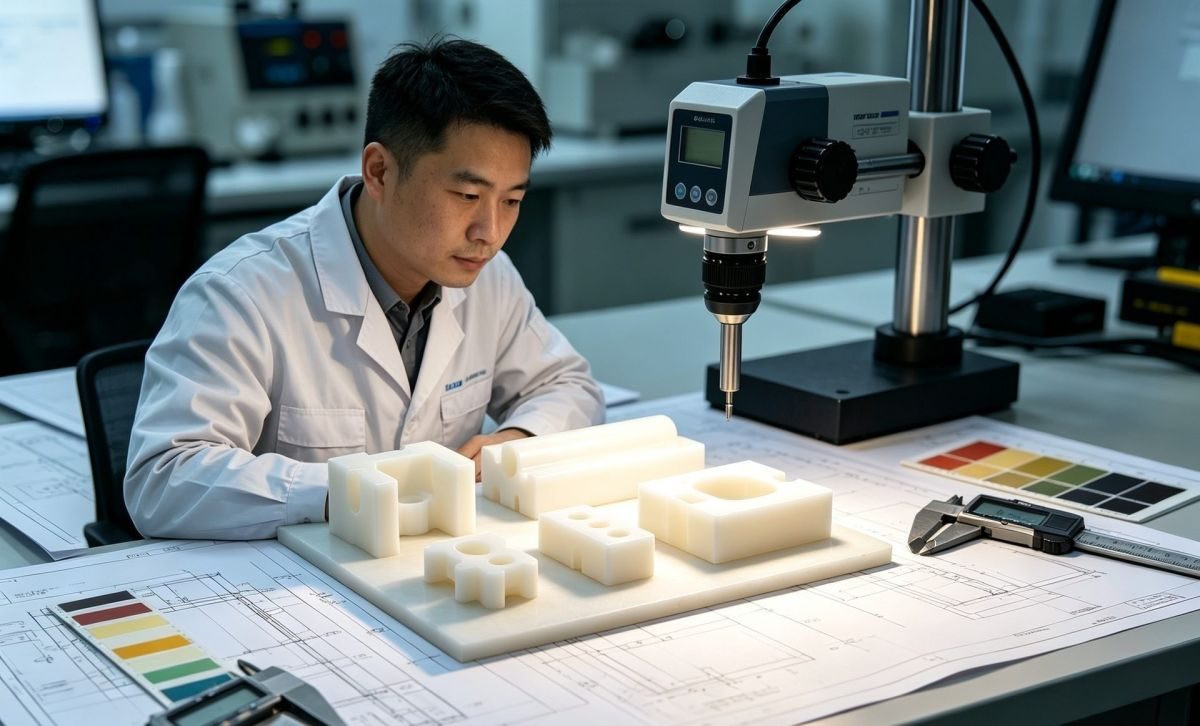 Technical material selection service