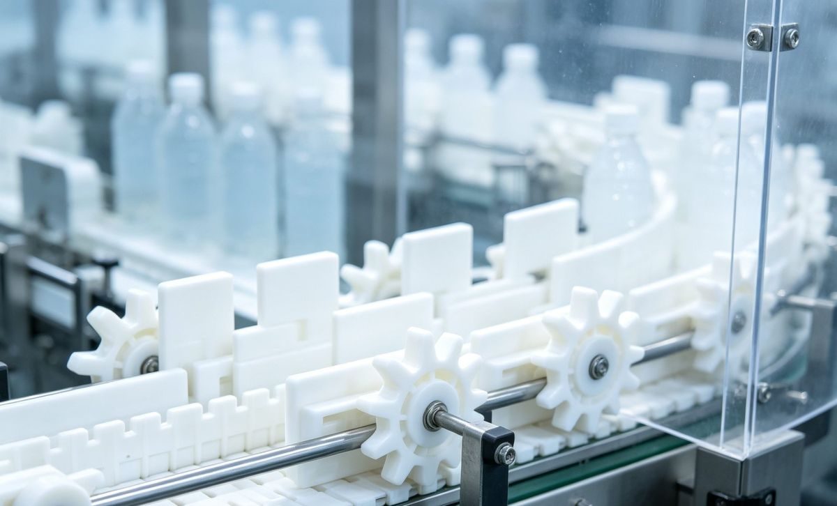 Food beverage processing plastic components
